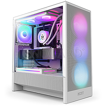 NZXT CC-H52FW-R1 H5 Flow RGB (2024) White Edition