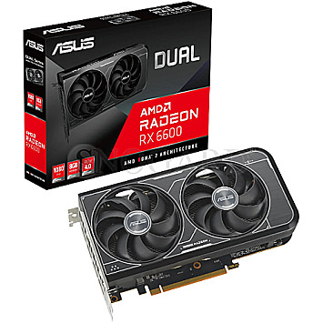 8GB ASUS DUAL-RX6600-8G-V3 Dual Radeon RX6600 V3