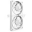 NZXT RF-U24HF-W1 F240 RGB Core Single-Frame Fan Unit Matte White