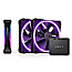 NZXT RF-D12SF-B1 F Series F120 RGB DUO 120mm Triple Pack Matte Black