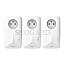 Strong POWERL1000TRIEUV2 Powerline 1000 Triple Pack white