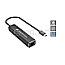 Conceptronic ABBY14B USB-Hub mit 2.5G LAN-Adapter USB-C 3.0