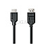 Alogic EL2DPHD-03 DisplayPort Stecker -> HDMI 1.4 Stecker 3m schwarz