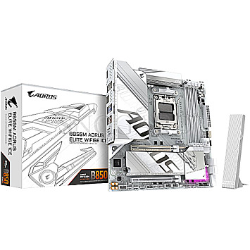 Gigabyte B850M AORUS ELITE WF6E ICE