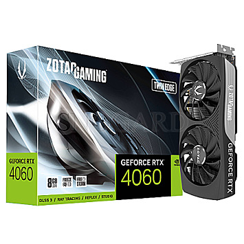 8GB Zotac ZT-D40600E-10M Gaming GeForce RTX4060 Twin Edge