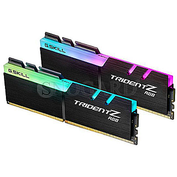 32GB G.Skill F4-3000C16D-32GTZR Trident Z RGB CL16 DDR4-3000 Kit schwarz