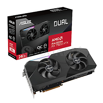 24GB ASUS DUAL-RX7900XTX-O24G Dual Radeon RX7900 XTX OC